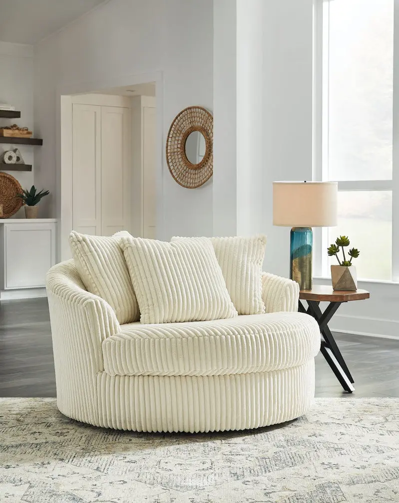 Oversized Swivel Accent Chair – 360° Rotation, Plush Upholstery, Modern Living Room Statement Piece