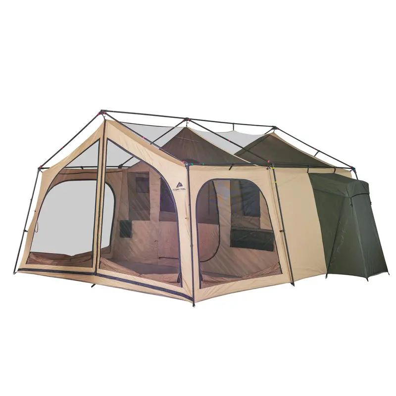 Ozark Trail 14-Person Family Camping Tent – Full-Featured Cabin-Style Shelter
