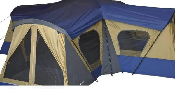 Ozark Trail Base Camp 14-Person Cabin Tent – Spacious, Weather-Resistant Family Camping Tent