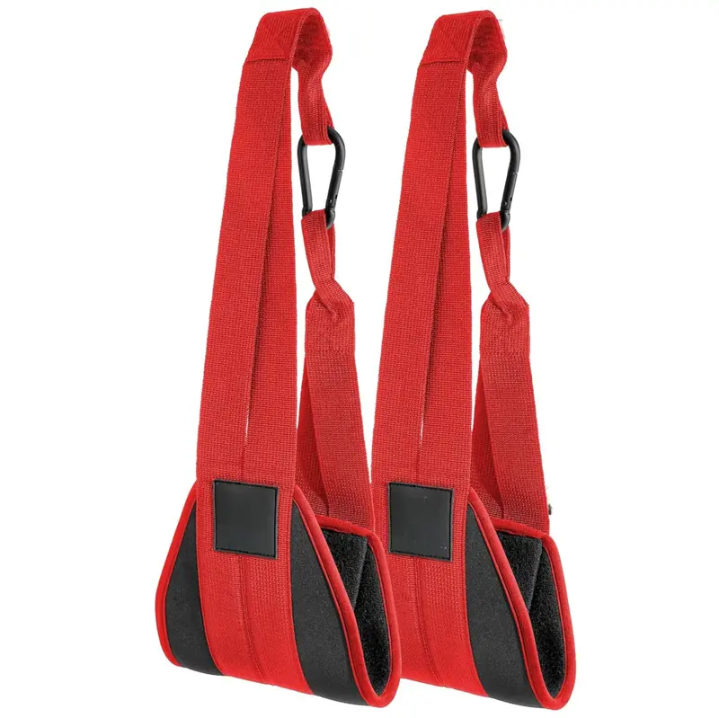 Padded Hanging Ab Straps with Neoprene Grips for Pull-Up Bar Workouts