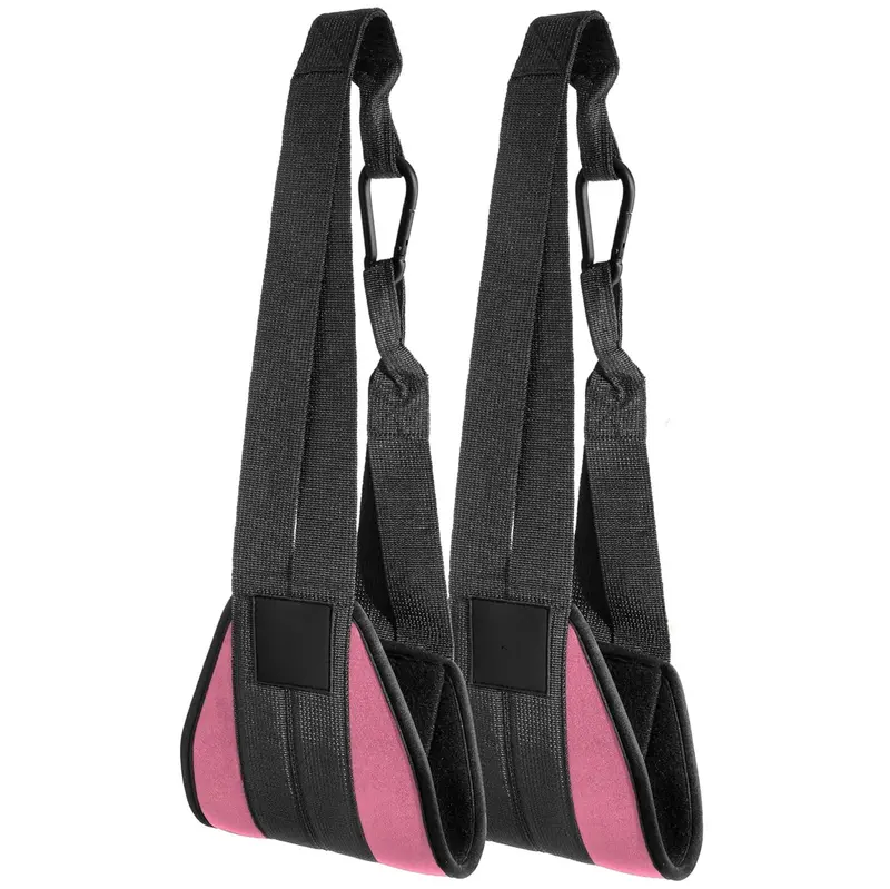 Padded Hanging Ab Straps with Neoprene Grips for Pull-Up Bar Workouts
