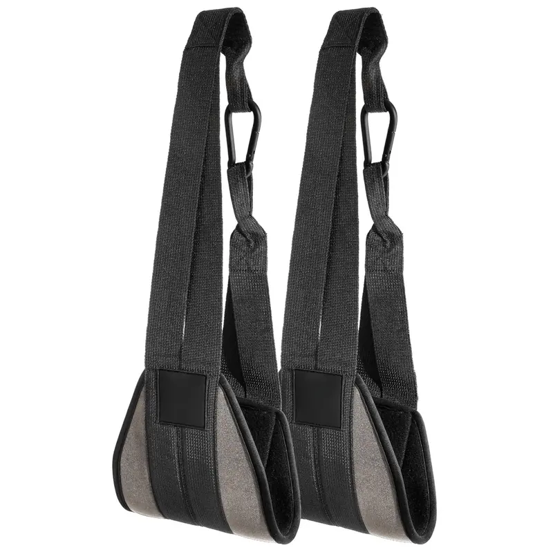 Padded Hanging Ab Straps with Neoprene Grips for Pull-Up Bar Workouts