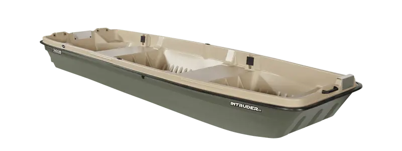 Pelican Boat Intruder 12-Foot Jon Boat – Lightweight Aluminum Fishing and Hunting Vessel