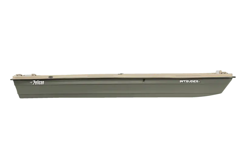 Pelican Boat Intruder 12-Foot Jon Boat – Lightweight Aluminum Fishing and Hunting Vessel
