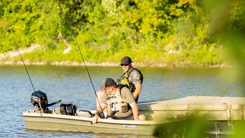 Pelican Boat Intruder 12-Foot Jon Boat – Lightweight Aluminum Fishing and Hunting Vessel