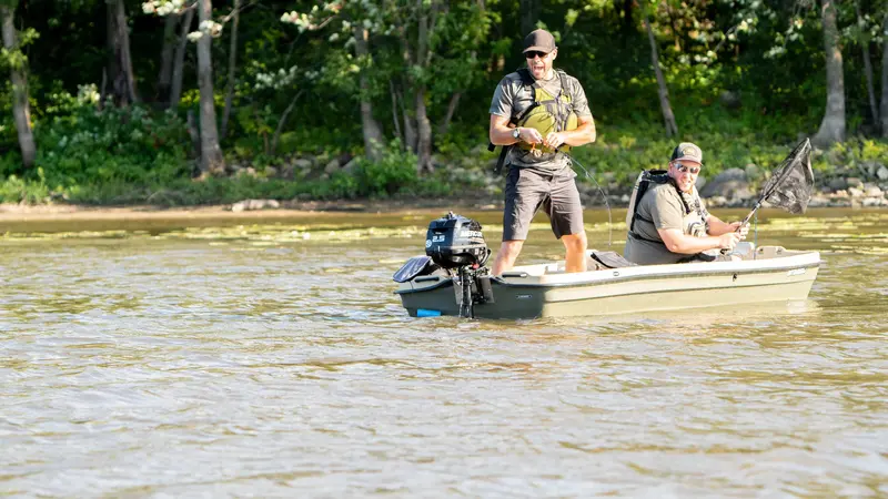 Pelican Boat Intruder 12-Foot Jon Boat – Lightweight Aluminum Fishing and Hunting Vessel