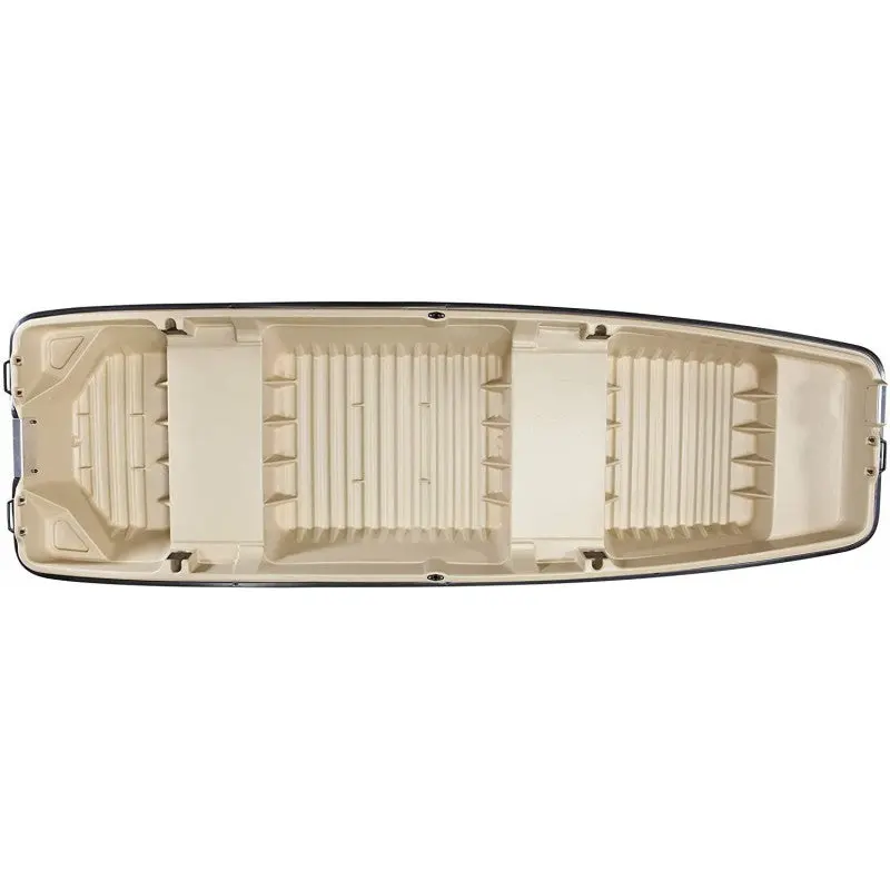 Pelican Intruder 12 Jon Boat – 12-Foot Aluminum Fishing Craft with Flat Deck Design