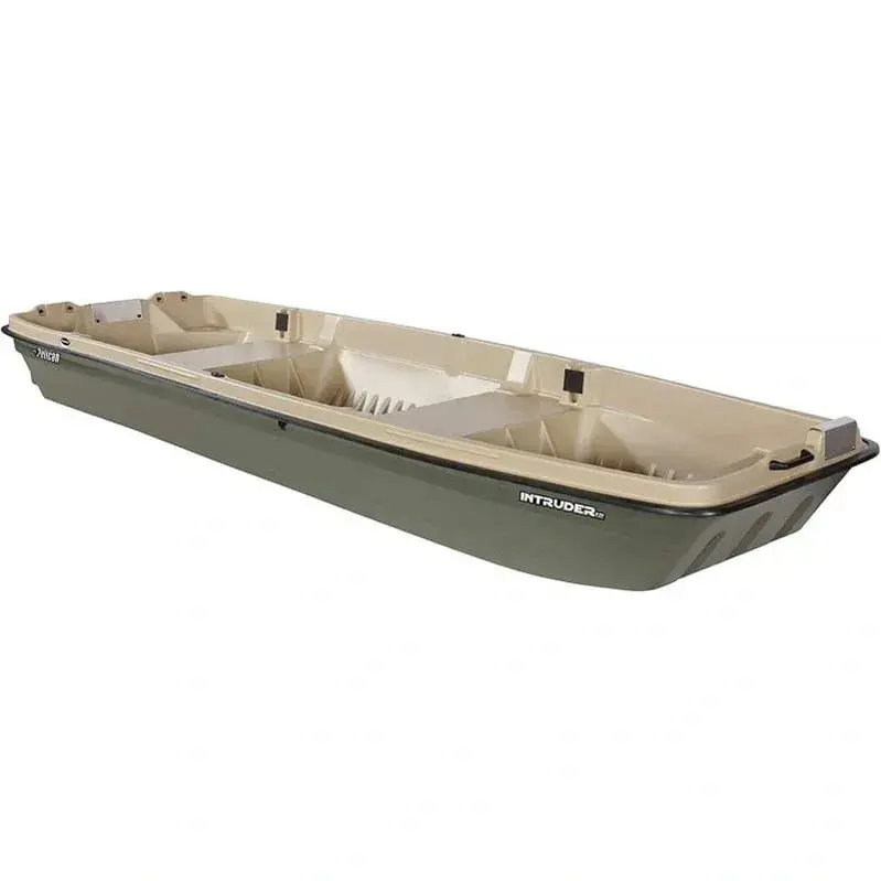 Pelican Intruder 12 Jon Fishing Boat – 12-Foot Lightweight Aluminum Fishing Craft
