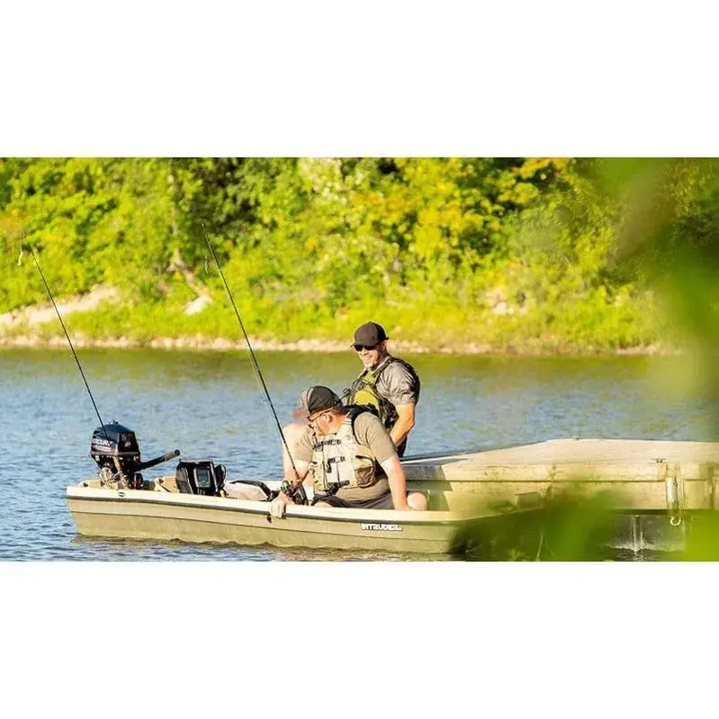 Pelican Intruder 12 Jon Fishing Boat – 12-Foot Lightweight Aluminum Fishing Craft