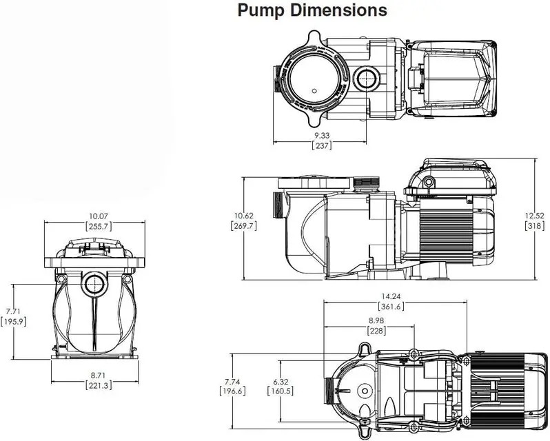 Pentair SuperFlo VS EC-342001 Energy-Efficient Pool Pump – 1.5 HP, Variable Speed, ENERGY STAR Certified (Almond)