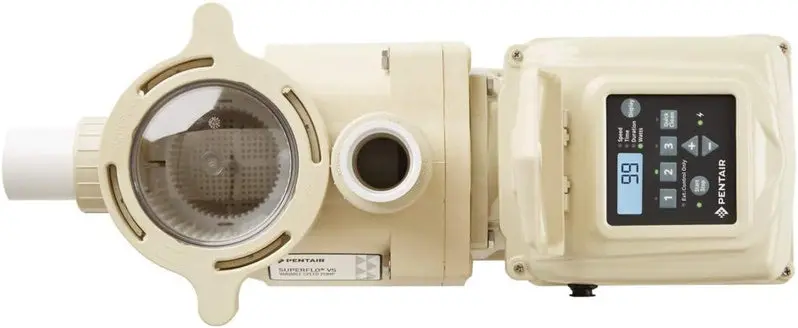 Pentair SuperFlo VS EC-342001 Energy-Efficient Pool Pump – 1.5 HP, Variable Speed, ENERGY STAR Certified (Almond)