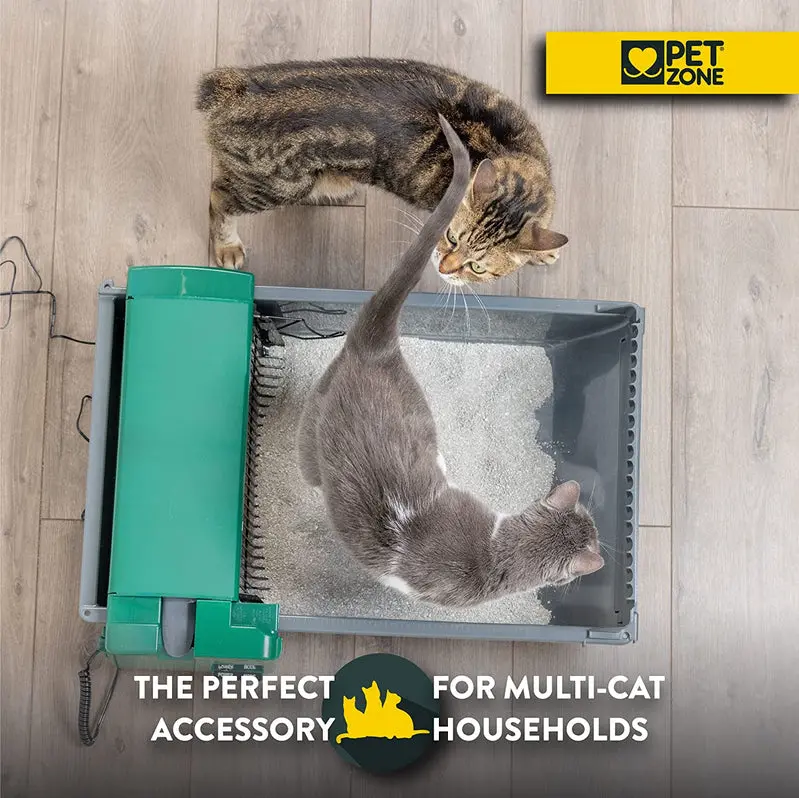 Pet Zone Smart Scoop Self-Cleaning Automatic Litter Box – No Subscription Refills Required