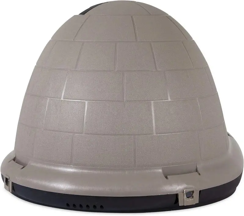 Petmate Indigo Igloo Dog House – Extra-Large, All-Weather Shelter Made in USA with 90% Recycled Materials