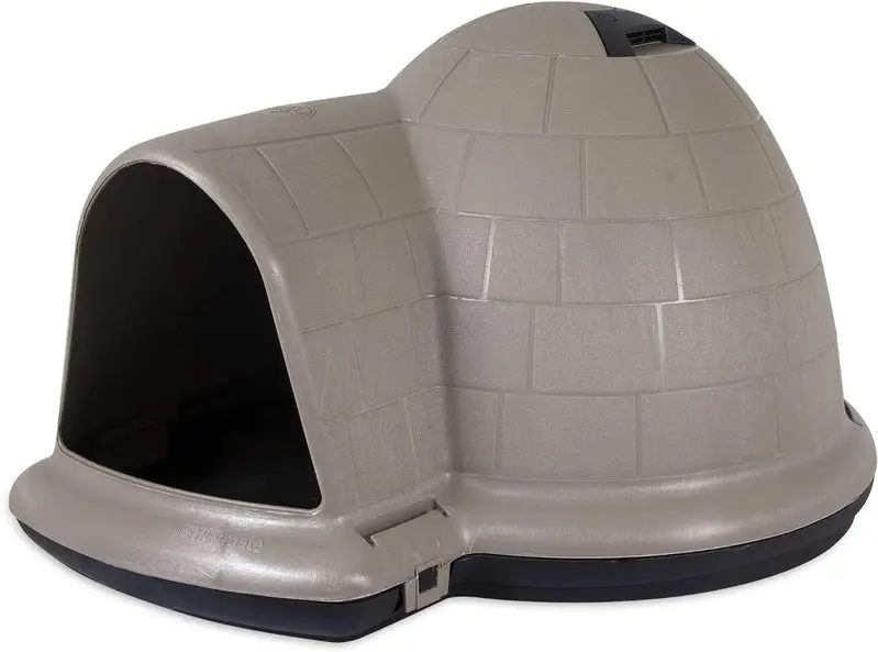 Petmate Indigo Igloo Dog House – XL Size (90–125 lbs), Eco-Conscious Design & All-Climate Protection