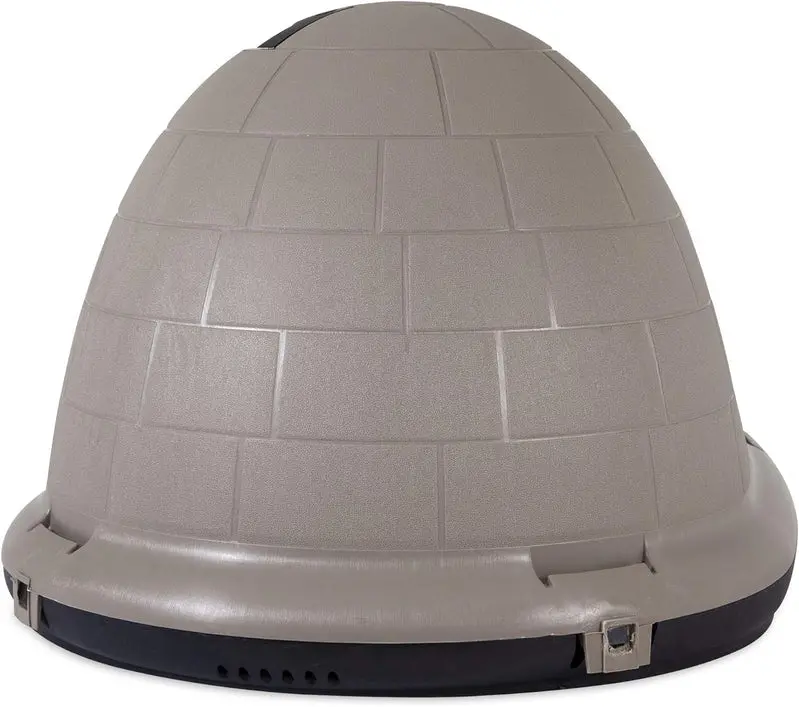 Petmate Indigo Igloo Dog House – XL Size (90–125 lbs), Eco-Conscious Design & All-Climate Protection