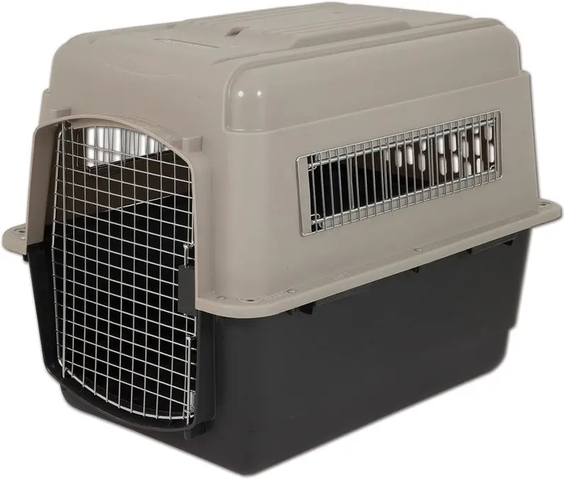 Petmate Ultra Vari Heavy-Duty Travel Crate for Extra-Large Dogs | Eco-Conscious Design (90–125 lbs) | Made in USA from Recycled Materials | 48" Length