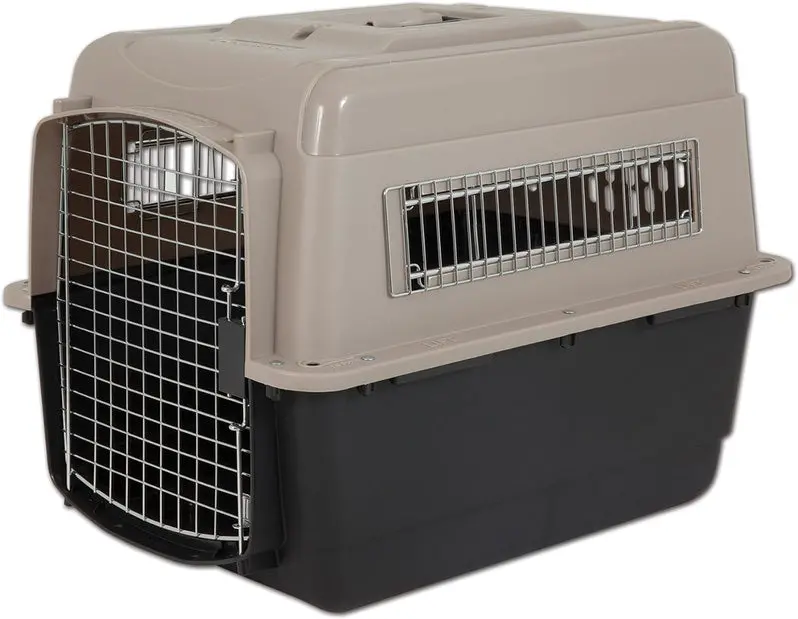 Petmate Ultra Vari Heavy-Duty Travel Crate for Extra-Large Dogs | Eco-Conscious Design (90–125 lbs) | Made in USA from Recycled Materials | 48" Length