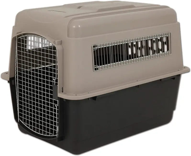 Petmate Ultra Vari Heavy-Duty Travel Crate for Extra-Large Dogs | Eco-Conscious Design (90–125 lbs) | Made in USA from Recycled Materials | 48" Length