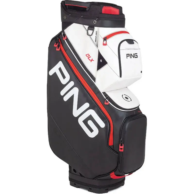 Ping DLX White Golf Cart Bag with Organized Compartments