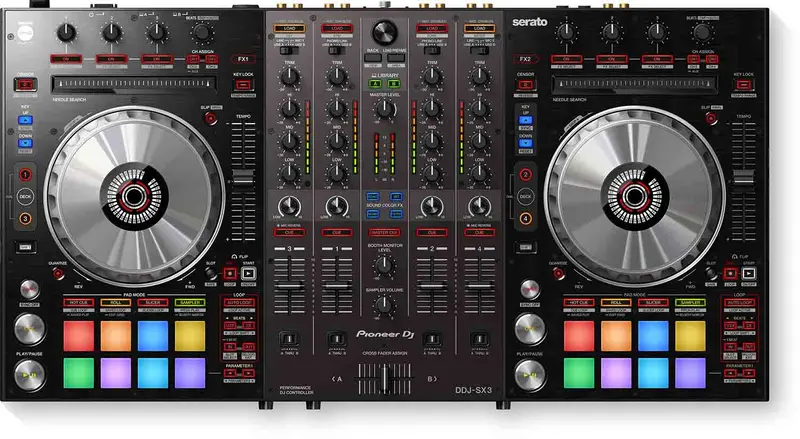 Pioneer DJ DDJ-SX3 B-Stock 4-Channel Serato DJ Pro Controller – Certified Refurbished