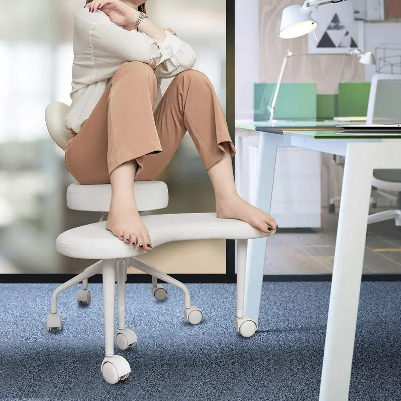 Pipersong Ergonomic Meditation & Desk Chair – Cross-Legged Seating with Lumbar Support and Height Adjustment