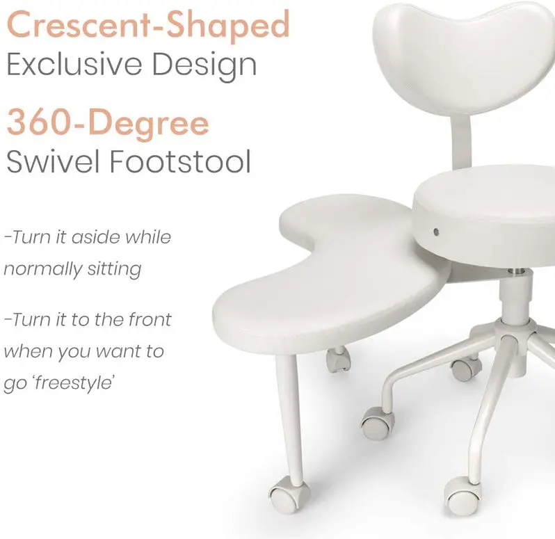 Pipersong Ergonomic Meditation & Desk Chair – Cross-Legged Seating with Lumbar Support and Height Adjustment