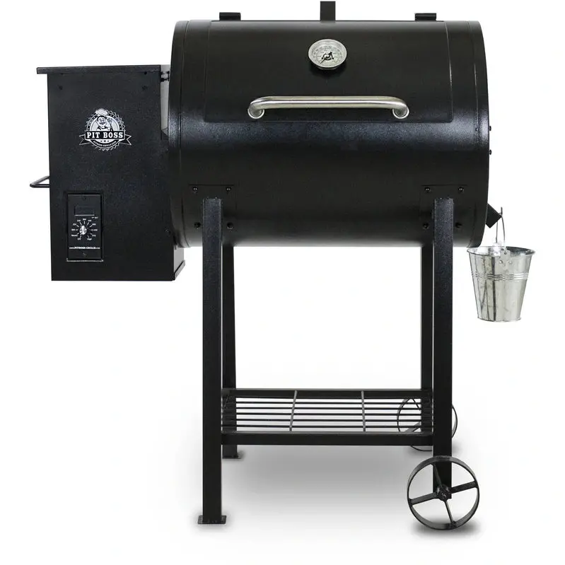 Pit Boss 700FB Pellet Grill with Flame Broiler Technology – 700 sq. in. Cooking Area, Wood-Fired Flavor