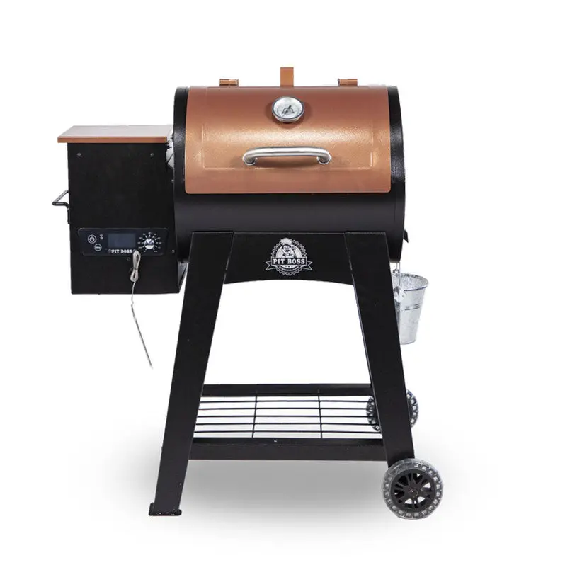 Pit Boss Lexington Pellet Grill – 540 Sq. In. Wood-Fired BBQ Smoker with Flame Broiler & Meat Probe