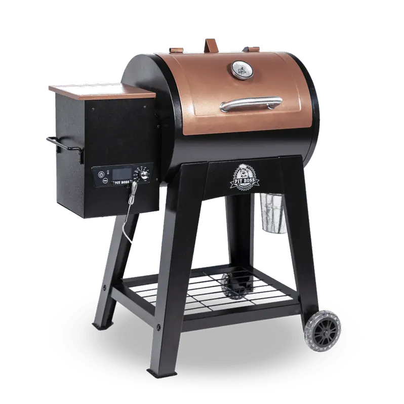 Pit Boss Lexington Pellet Grill – 540 Sq. In. Wood-Fired BBQ Smoker with Flame Broiler & Meat Probe
