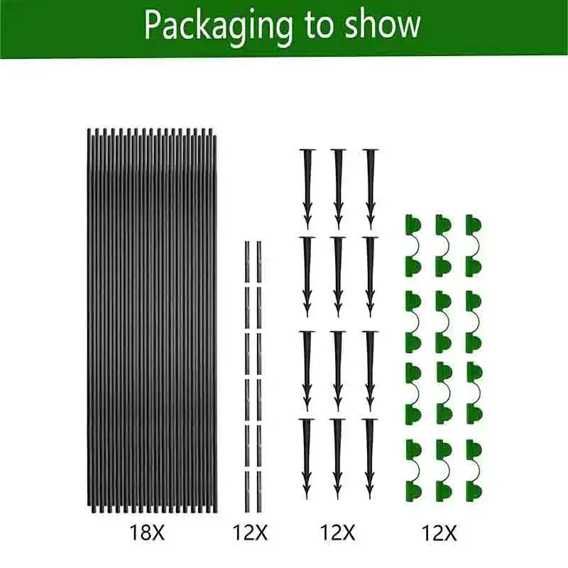 Plantura FlexGrow Fiberglass Garden Arch – Lightweight, Weather-Resistant Trellis Kit