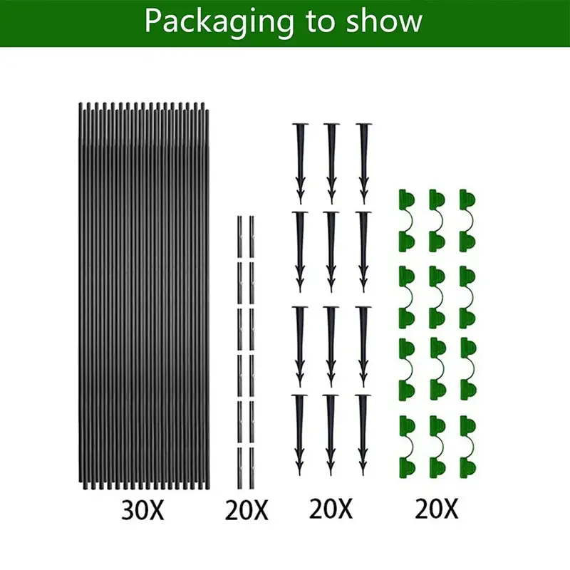 Plantura FlexGrow Fiberglass Garden Arch – Lightweight, Weather-Resistant Trellis Kit