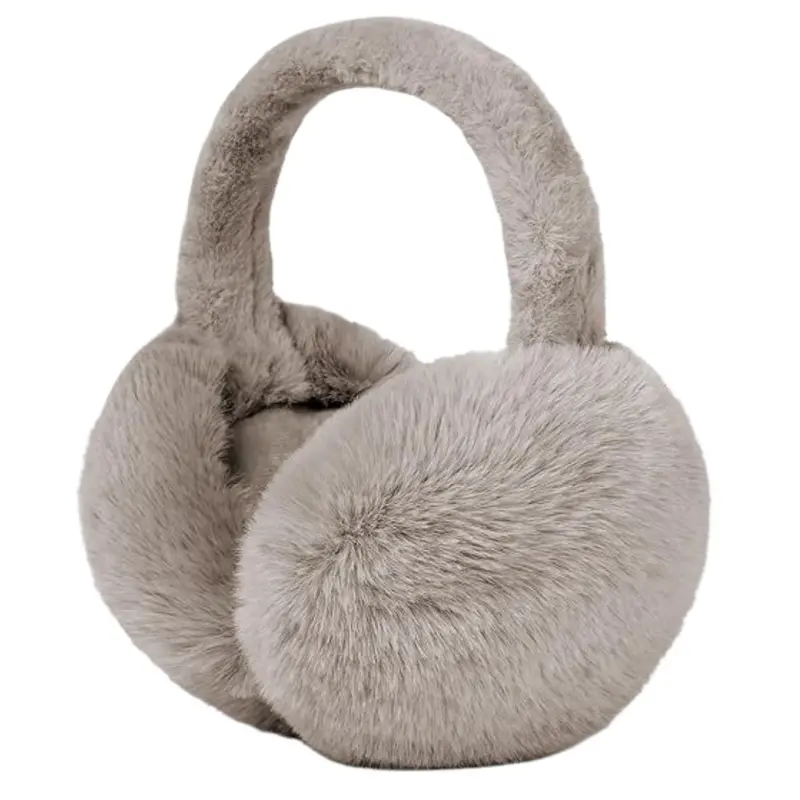 Plush Faux Fur Ear Warmers – Unisex Winter Headband for Cold-Weather Comfort