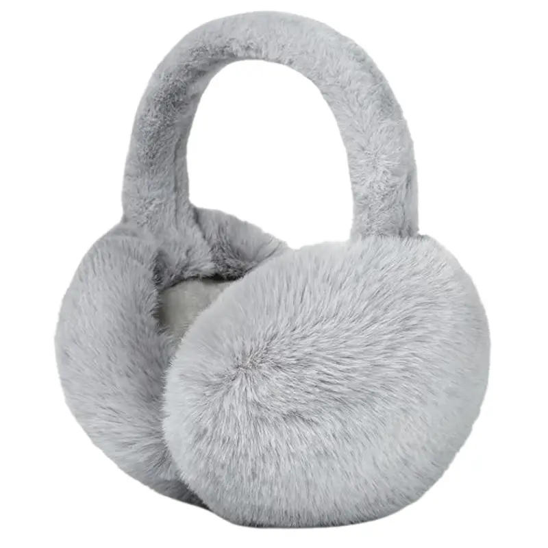 Plush Faux Fur Ear Warmers – Unisex Winter Headband for Cold-Weather Comfort 2