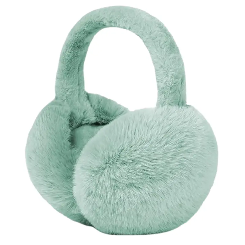 Plush Faux Fur Ear Warmers – Unisex Winter Headband for Cold-Weather Comfort