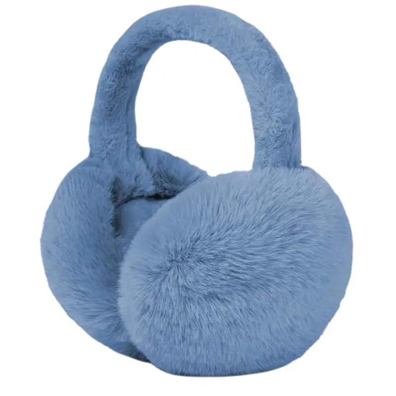 Plush Faux Fur Ear Warmers – Unisex Winter Headband for Cold-Weather Comfort