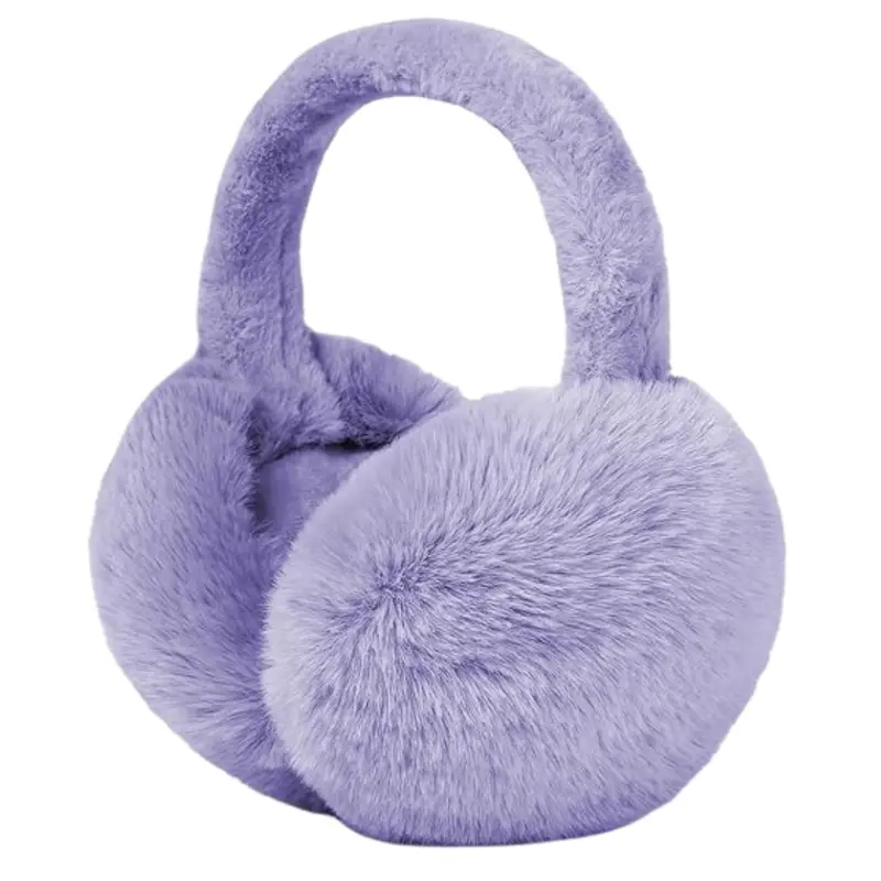 Plush Faux Fur Ear Warmers – Unisex Winter Headband for Cold-Weather Comfort