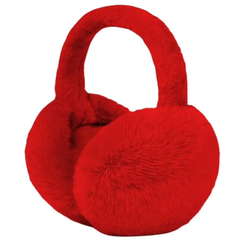 Plush Faux Fur Ear Warmers – Unisex Winter Headband for Cold-Weather Comfort