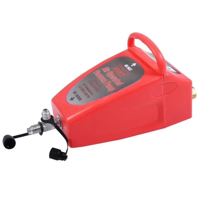 Pneumatic Air-Operated Vacuum Pump for A/C Systems – 4.2 CFM Automotive AC Service Tool