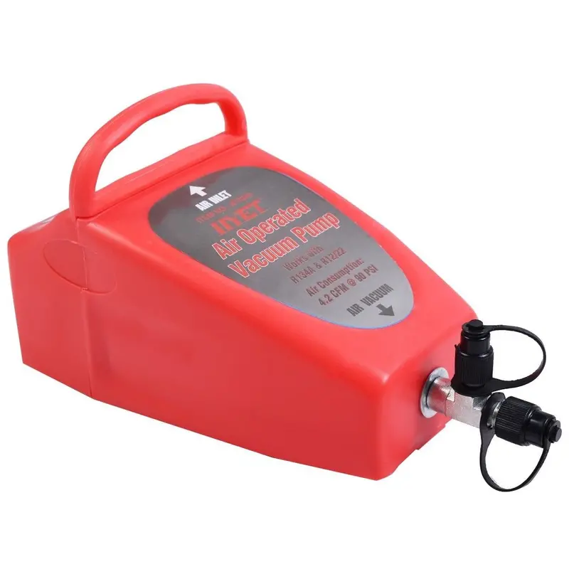 Pneumatic Air-Operated Vacuum Pump for A/C Systems – 4.2 CFM Automotive AC Service Tool