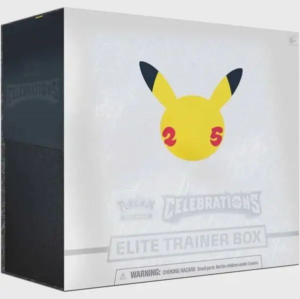 Pokémon Celebrations Elite Trainer Box – Includes Foil Greninja Card, Sleeves, Energy Cards & 10 Boosters