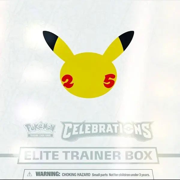 Pokémon Celebrations Elite Trainer Box – Includes Foil Greninja Card, Sleeves, Energy Cards & 10 Boosters