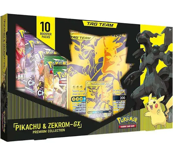 Pokémon Pikachu & Zekrom GX Premium Collection Box Set