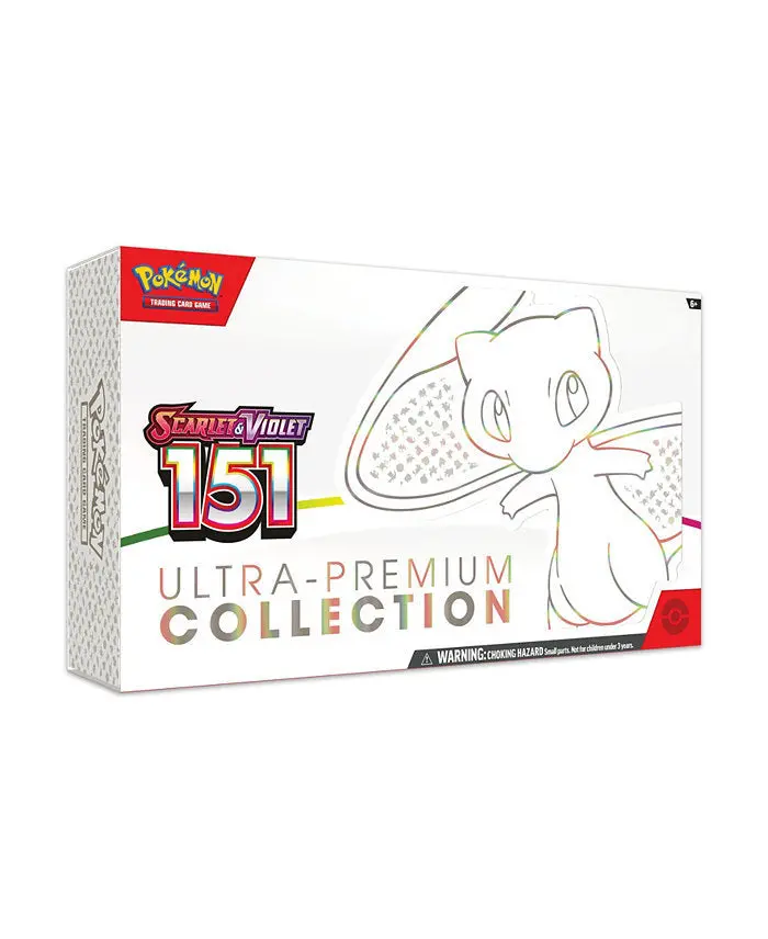 Pokémon Ultra Premium Collection 2023: Scarlet & Violet–151 Edition Featuring Mew and Mewtwo, 16 Booster Packs Included