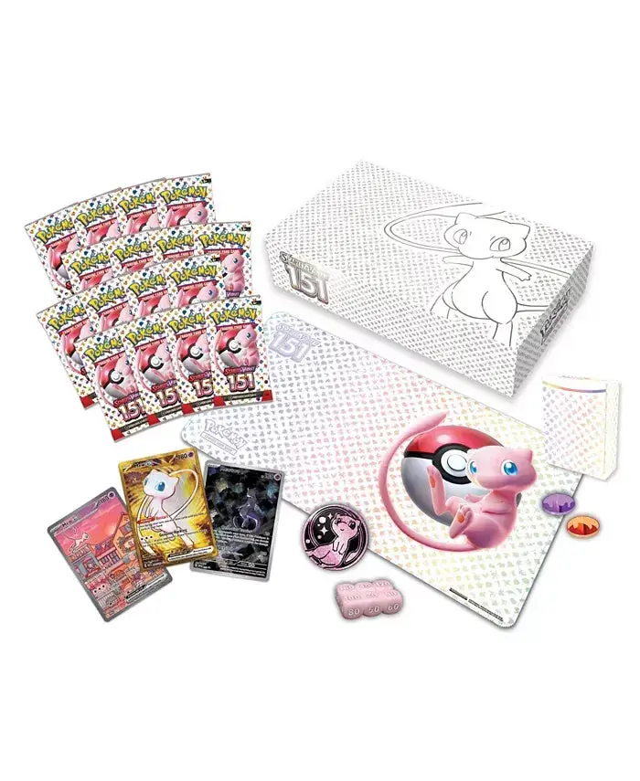 Pokémon Ultra Premium Collection 2023: Scarlet & Violet–151 Edition Featuring Mew and Mewtwo, 16 Booster Packs Included