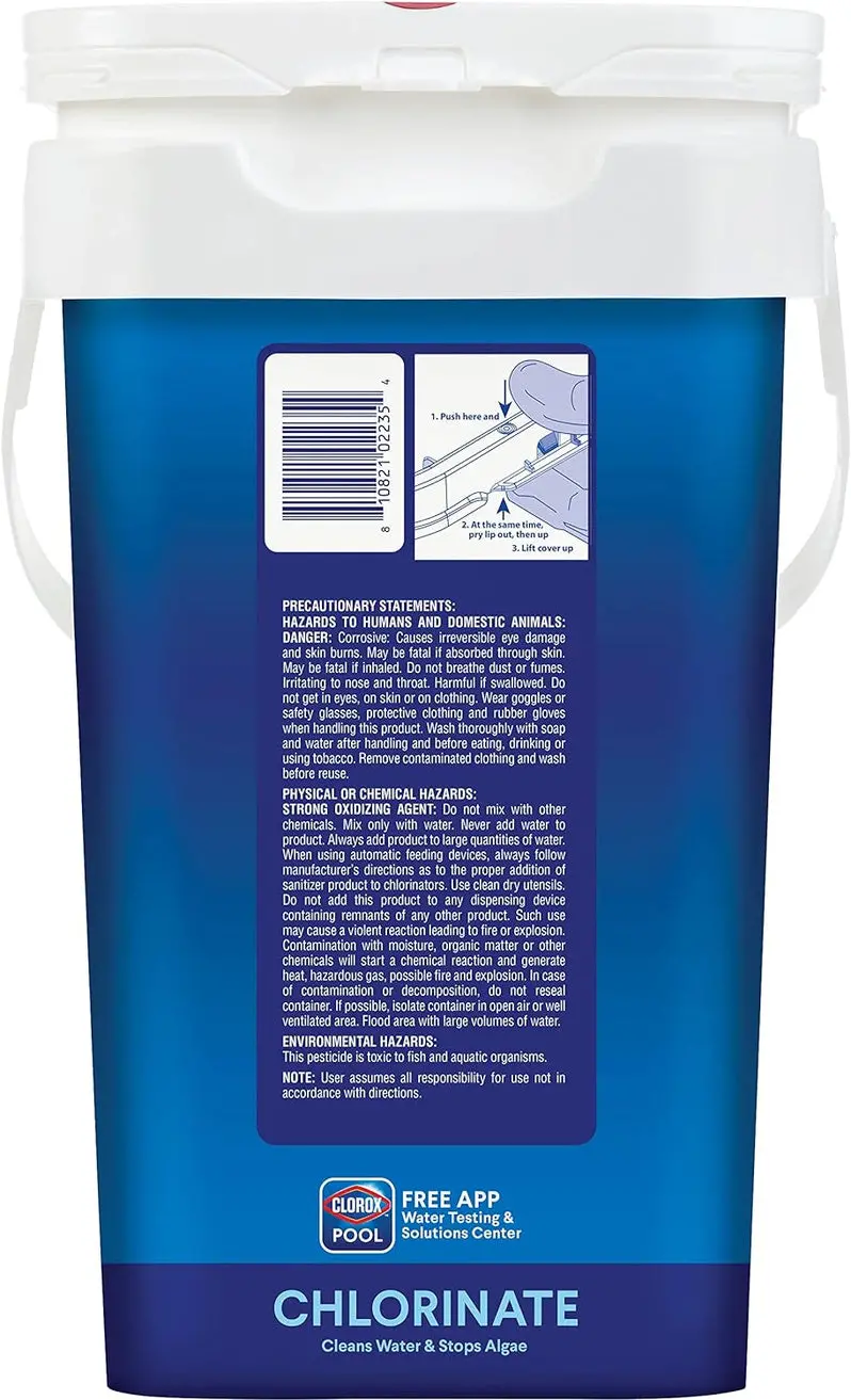 Pool&Spa Active99 3" Slow-Dissolving Chlorine Tablets | Tri-Chlor Sanitizer for Algae Prevention & Bacterial Control | 35 lb Bulk Pack
