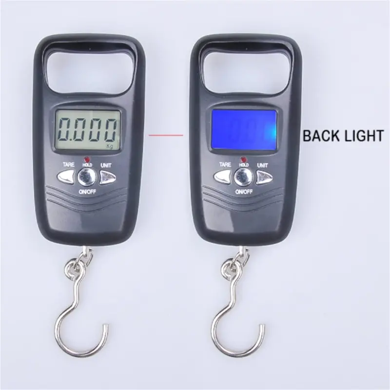 Portable Digital Hanging Scale – 50kg LCD Travel Scale for Luggage, Fishing Gear, and On-the-Go Weighing 2