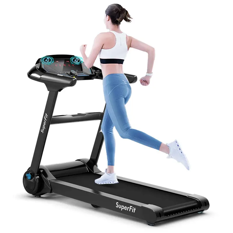 Portable Folding Electric Treadmill – Compact Superfit Treadmill for Small Spaces