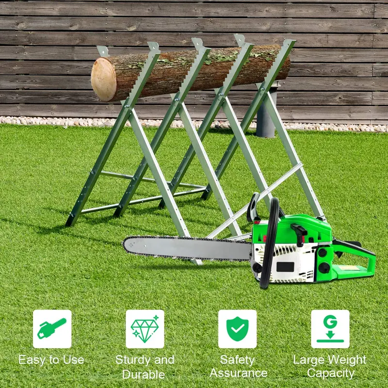 Portable Folding Sawhorse – Lightweight, Sturdy Support Stand for DIY Projects & On-Site Work 2