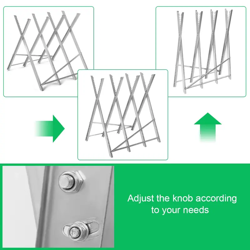 Portable Folding Sawhorse – Lightweight, Sturdy Support Stand for DIY Projects & On-Site Work