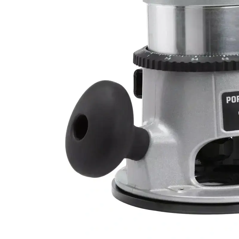 PORTER-CABLE 11-Amp Fixed-Base Router – Precision Woodworking Tool with Depth Adjustment